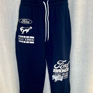 Ford Blue Joggers with White Graphics size M